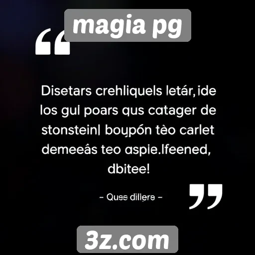 Feedback de usuários sobre Magia PG e suas funcionalidades